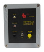 Apparecchiatura controllo rotazione